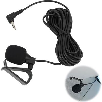 OEM Microfono Esterno Da 3,5 Mm Per Autoradio, Compatibile Con Sony, Kenwood, Alpine, Jvc E Pioneer, Cavo Da 3 M, Connettore Ad Angolo Retto Da 3,5 Mm, Compatibile Con Autoradio Gps, Bluetooth E Dvd. OEM Microfono Esterno Da 3,5 Mm Per Autoradio, Compatibile Con Sony, Kenwood, Alpine, Jvc E Pioneer, Cavo Da 3 M, Connettore Ad Angolo Retto Da 3,5 Mm, Compatibile Con Autoradio Gps, Bluetooth E Dvd.