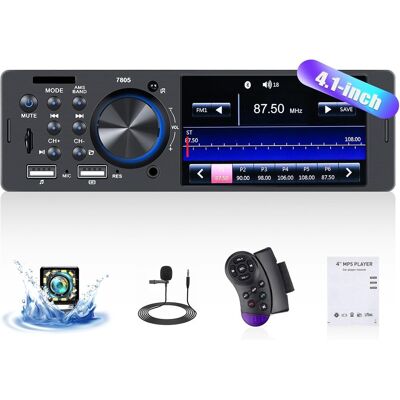 OEM Autoradio 1 Din Con Vivavoce Bluetooth, Schermo Da 4,1 Pollici Con Radio Fm Flac Doppio Disco Usb/u/aux/tf Swc + Telecamera Di Retromarcia + Mic OEM Autoradio 1 Din Con Vivavoce Bluetooth, Schermo Da 4,1 Pollici Con Radio Fm Flac Doppio Disco Usb/u/aux/tf Swc + Telecamera Di Retromarcia + Mic