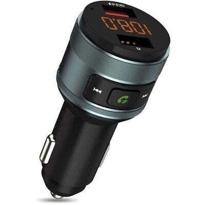 OEM Trasmettitore Fm, Trasmettitore Radio Per Auto Qc 3.0, Adattatore Radio Fm Bluetooth Wireless Per Auto Con Due Caricatori Usb, Supporta Unità Flash Usb Da 64 Gb OEM Trasmettitore Fm, Trasmettitore Radio Per Auto Qc 3.0, Adattatore Radio Fm Bluetooth Wireless Per Auto Con Due Caricatori Usb, Supporta Unità Flash Usb Da 64 Gb