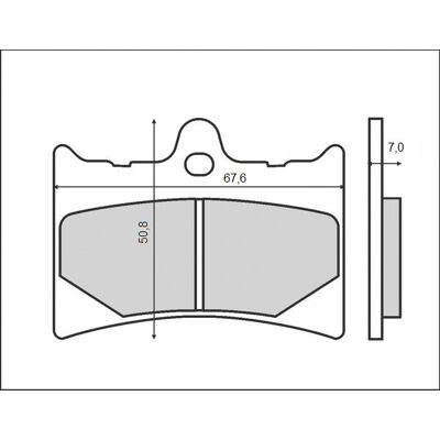 OEM Pastiglie Freno Brenta Kh126 (organiche) Aprilia 125 Af1 '89-'92, Rs 125 99-05, Gilera 125 OEM Pastiglie Freno Brenta Kh126 (organiche) Aprilia 125 Af1 '89-'92, Rs 125 99-05, Gilera 125