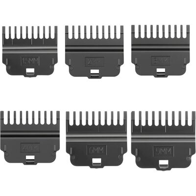 OEM Set Di 6 Pettini Per Tagliacapelli, Comprensivo Di Pettine Guida, Set Di Tagliacapelli E Copertura Protettiva - 1,5 Mm/2 Mm/3 Mm/4 Mm/6 Mm/9 Mm. OEM Set Di 6 Pettini Per Tagliacapelli, Comprensivo Di Pettine Guida, Set Di Tagliacapelli E Copertura Protettiva - 1,5 Mm/2 Mm/3 Mm/4 Mm/6 Mm/9 Mm.