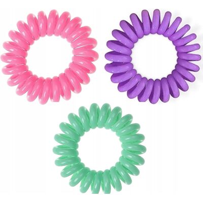OEM Elastici Per Capelli In Silicone, 4 Pezzi, Colorati OEM Elastici Per Capelli In Silicone, 4 Pezzi, Colorati
