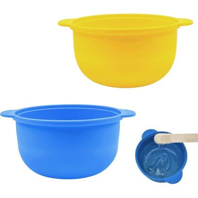 OEM Ciotola Per Cera In Silicone Resistente, Contenitore Riscaldante Rimovibile E Riutilizzabile Per Cera Calda – Set Da 2 Pezzi OEM Ciotola Per Cera In Silicone Resistente, Contenitore Riscaldante Rimovibile E Riutilizzabile Per Cera Calda – Set Da 2 Pezzi