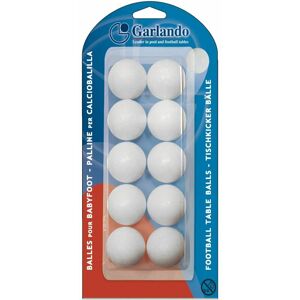 GARLANDO - 10 palline standard per calciobalilla - bianco