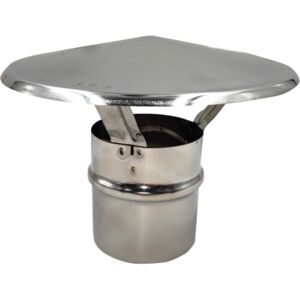 ALA - Fumaiolo Comignolo Cappello In Acciaio Inox 250 Mm 25 Cm Maschio Per Canne Fumarie Di Camini Stufe E Caldaie ALA - Fumaiolo Comignolo Cappello In Acciaio Inox 250 Mm 25 Cm Maschio Per Canne Fumarie Di Camini Stufe E Caldaie