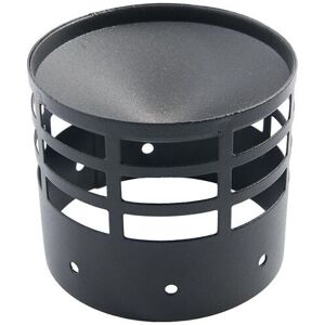 MBM Terminale Scarico A Parete Canna Fumaria 100 Mm In Acciaio Inox Verniciato Nero Canna Fumaria Pellet MBM Terminale Scarico A Parete Canna Fumaria 100 Mm In Acciaio Inox Verniciato Nero Canna Fumaria Pellet