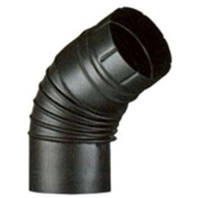ALA Gomito Smaltato Aperto 65° 15 Cm Nero Op Aeternum ALA Gomito Smaltato Aperto 65° 15 Cm Nero Op Aeternum