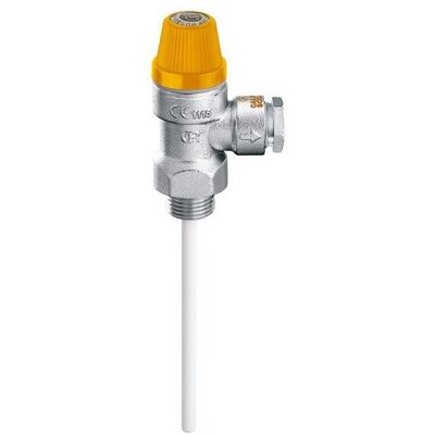 CALEFFI Valvola Di Sicurezza Combinata Temperatura E Pressione 3094-3095 3/4' - 10 - Ø 22 CALEFFI Valvola Di Sicurezza Combinata Temperatura E Pressione 3094-3095 3/4' - 10 - Ø 22