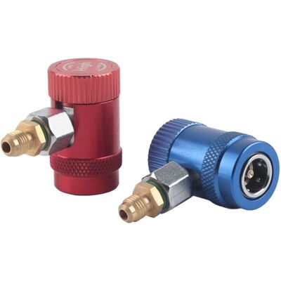 URSUS Adattatore Per Porta Di Servizio Del Condizionatore D'Aria Jeffergarden Professional Con Attacco Rapido, Adatto Per Refrigeranti R1234yf. URSUS Adattatore Per Porta Di Servizio Del Condizionatore D'Aria Jeffergarden Professional Con Attacco Rapido, Adatto Per Refrigeranti R1234yf.