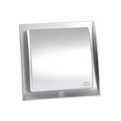 NICOLL Neolia Design D.100 Griglia Di Ventilazione Spazzolata In Finto Acciaio Inossidabile NICOLL Neolia Design D.100 Griglia Di Ventilazione Spazzolata In Finto Acciaio Inossidabile