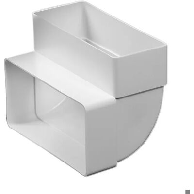 AWENTA Connettore Ventilazione Kp75-25 Abs 40°c 75x150mm AWENTA Connettore Ventilazione Kp75-25 Abs 40°c 75x150mm