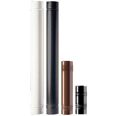 SMALBO - Tubo Per Stufa Lunghezza 100cm 10 Cm Colore Nero Opaco In Lamiera Porcellanata SMALBO - Tubo Per Stufa Lunghezza 100cm 10 Cm Colore Nero Opaco In Lamiera Porcellanata