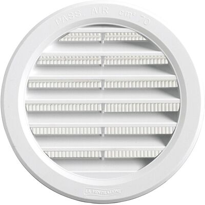 LA VENTILAZIONE - Tonda Ø120 - White - Griglia LA VENTILAZIONE - Tonda Ø120 - White - Griglia