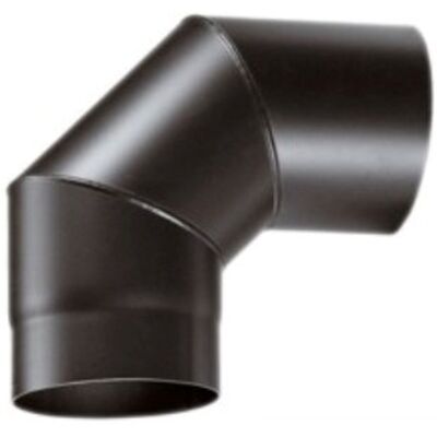 UNIVERSALE Canna Fumaria Curva Fumi 90gradi Diam.80mm Stufa A Pellet UNIVERSALE Canna Fumaria Curva Fumi 90gradi Diam.80mm Stufa A Pellet