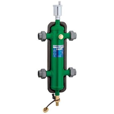 Separatore idraulico Caleffi - Corpo in acciaio verniciato, 1 1/4", Isolato, 10 Bar Separatore idraulico Caleffi - Corpo in acciaio verniciato, 1 1/4", Isolato, 10 Bar
