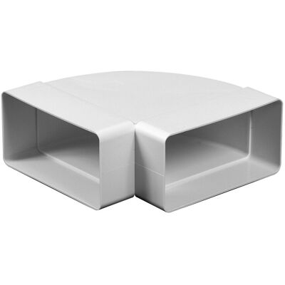 AWENTA Gomito Ventilazione Kp120-24/90 Plastica 60x120 Mm AWENTA Gomito Ventilazione Kp120-24/90 Plastica 60x120 Mm