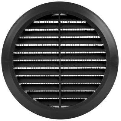 SCORPIO 1 - Griglia Di Ventilazione Rotonda - Zanzariera Integrata - Plastica Abs Nera - Montaggio A Parete O A Soffitto - Per Cucina, Bagno, Garage - Diametro 12,7 Cm SCORPIO 1 - Griglia Di Ventilazione Rotonda - Zanzariera Integrata - Plastica Abs Nera - Montaggio A Parete O A Soffitto - Per Cucina, Bagno, Garage - Diametro 12,7 Cm
