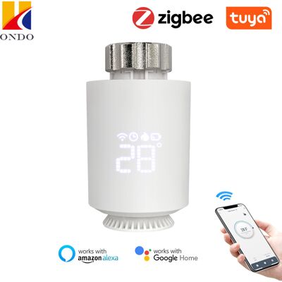 OEM Testa Termostatica Per Radiatore Zigbee, Valvola Termostatica Connessa Programmabile, Termostato Per Radiatore Compatibile Con Alexa, Controllo App Smart Life, Gateway Tuya Zigbee Richiesto OEM Testa Termostatica Per Radiatore Zigbee, Valvola Termostatica Connessa Programmabile, Termostato Per Radiatore Compatibile Con Alexa, Controllo App Smart Life, Gateway Tuya Zigbee Richiesto