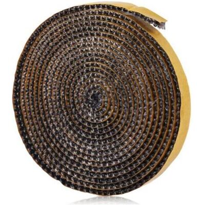 ABYSSE Guarnizione Autoadesiva Per Inserti Di Camini, Resistente Al Calore, A Treccia, Per Stufe E Camini (3 Mm X 10 Mm X 2 M) ABYSSE Guarnizione Autoadesiva Per Inserti Di Camini, Resistente Al Calore, A Treccia, Per Stufe E Camini (3 Mm X 10 Mm X 2 M)