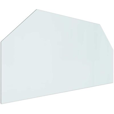 VIDAXL Piastra In Vetro Per Camino Trasparente 100 X 50 Cm Vetro VIDAXL Piastra In Vetro Per Camino Trasparente 100 X 50 Cm Vetro