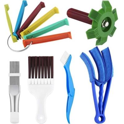 OEM Rapanda – Kit Di Pulizia Per Alette Di Condizionamento In 6 Pezzi – Pulizia Evaporatore E Condensatore – Riparazione Di Alette Piegate – Accessorio Professionale OEM Rapanda – Kit Di Pulizia Per Alette Di Condizionamento In 6 Pezzi – Pulizia Evaporatore E Condensatore – Riparazione Di Alette Piegate – Accessorio Professionale