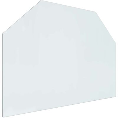 VIDAXL Piastra In Vetro Per Camino Trasparente 80 X 60 Cm Vetro VIDAXL Piastra In Vetro Per Camino Trasparente 80 X 60 Cm Vetro