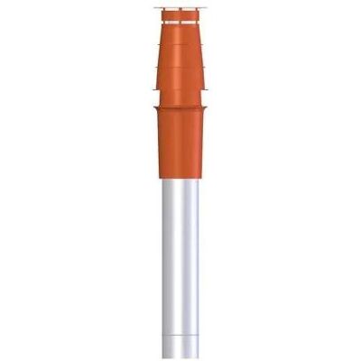 TEN - T.e.n. Terminale Per Tetto Arancione Marrone - D.60/100 TEN - T.e.n. Terminale Per Tetto Arancione Marrone - D.60/100