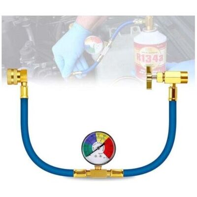 SCORPIO Tubo Di Riempimento Per Climatizzatore R134a, Tubo Di Riempimento Del Refrigerante Per Sistemi Di Climatizzazione Con Manometro, Kit Di Ricarica Per Climatizzatore R134a (filettatura Da 1/2 Pollice Pe SCORPIO Tubo Di Riempimento Per Climatizzatore R134a, Tubo Di Riempimento Del Refrigerante Per Sistemi Di Climatizzazione Con Manometro, Kit Di Ricarica Per Climatizzatore R134a (filettatura Da 1/2 Pollice Pe
