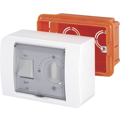 Wallair - R10 - White - Flush-mounted - Regolatore di velocità Wallair - R10 - White - Flush-mounted - Regolatore di velocità