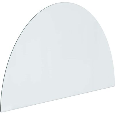 VIDAXL Piastra In Vetro Per Camino Trasparente 800 X 500 Mm Vetro VIDAXL Piastra In Vetro Per Camino Trasparente 800 X 500 Mm Vetro