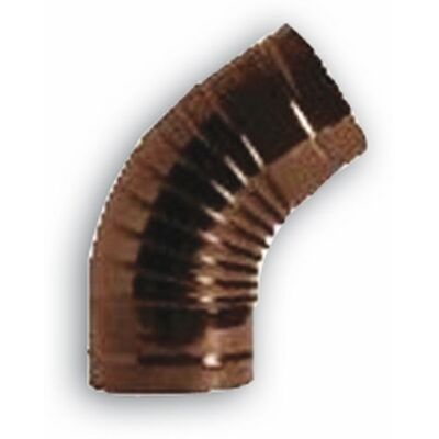 SMALBO - Gomito 45° per Tubi Stufa - Marrone - Elbow SMALBO - Gomito 45° per Tubi Stufa - Marrone - Elbow