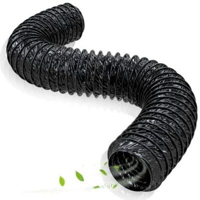 SCORPIO Tubo Di Scarico In Pvc, Tubo Di Ventilazione Flessibile Ø 150 Mm/152 Mm, Lunghezza Massima 4 M, Tubo Di Aspirazione Nero Per Condizionatori, Asciugatrici E Cappe Aspiranti. SCORPIO Tubo Di Scarico In Pvc, Tubo Di Ventilazione Flessibile Ø 150 Mm/152 Mm, Lunghezza Massima 4 M, Tubo Di Aspirazione Nero Per Condizionatori, Asciugatrici E Cappe Aspiranti.
