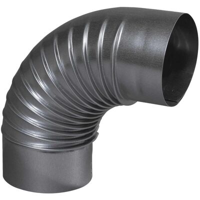 TEN Curva In Alluminio 90° Resiste E Leggera 125 Mm TEN Curva In Alluminio 90° Resiste E Leggera 125 Mm