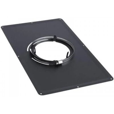TEN Piastra Di Pulizia In Acciaio Inox Nero 30x50cm Diametro 180mm TEN Piastra Di Pulizia In Acciaio Inox Nero 30x50cm Diametro 180mm