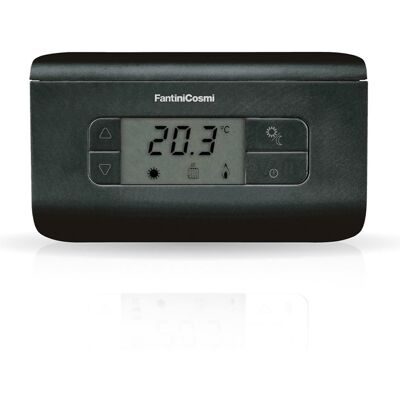FANTINI COSMI Termostato Digitale Ambientale - Antracite - Controllo Preciso FANTINI COSMI Termostato Digitale Ambientale - Antracite - Controllo Preciso