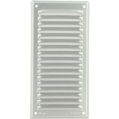 NICOLL 1lm3015b Grille 1lm3015b Persienne Aluminium Blanc Avec Moustiquaire 30x15cm NICOLL 1lm3015b Grille 1lm3015b Persienne Aluminium Blanc Avec Moustiquaire 30x15cm