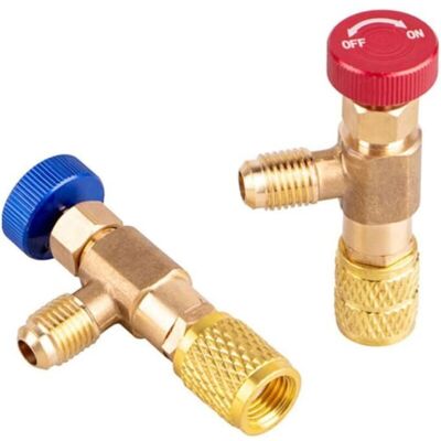 OEM Valvola Di Sicurezza Per Aria Condizionata – Confezione Da 2 Valvole Di Regolazione R410/r22 Con Raccordi Adattatori, In Rame Ad Alta Resistenza OEM Valvola Di Sicurezza Per Aria Condizionata – Confezione Da 2 Valvole Di Regolazione R410/r22 Con Raccordi Adattatori, In Rame Ad Alta Resistenza