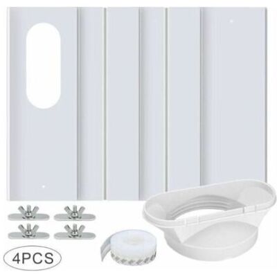 ABYSSE Kit Condizionatore Portatile Per Finestre Con Raccordo Universale, Piastra Regolabile In Pvc Rinforzato, Guarnizione Per Finestre, Kit Di Ventilazione Per Porte Scorrevoli E Tubo Di Scarico Da 10 Cm. ABYSSE Kit Condizionatore Portatile Per Finestre Con Raccordo Universale, Piastra Regolabile In Pvc Rinforzato, Guarnizione Per Finestre, Kit Di Ventilazione Per Porte Scorrevoli E Tubo Di Scarico Da 10 Cm.