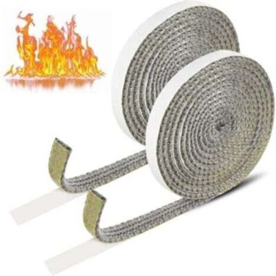 OEM Guarnizione Autoadesiva Per Inserto Camino, 2 Pezzi, Guarnizione Per Vetro Di Stufa A Legna, Guarnizione Di Tenuta In Fibra Di Vetro Per Stufa, Camino, Tubo Della Stufa, Sportello Del Forno (2 Mm X 10 OEM Guarnizione Autoadesiva Per Inserto Camino, 2 Pezzi, Guarnizione Per Vetro Di Stufa A Legna, Guarnizione Di Tenuta In Fibra Di Vetro Per Stufa, Camino, Tubo Della Stufa, Sportello Del Forno (2 Mm X 10