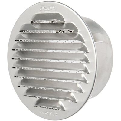 LA VENTILAZIONE GTA100R Copertura di ventilazione rotonda in alluminio - Ventilazione e griglie LA VENTILAZIONE GTA100R Copertura di ventilazione rotonda in alluminio - Ventilazione e griglie