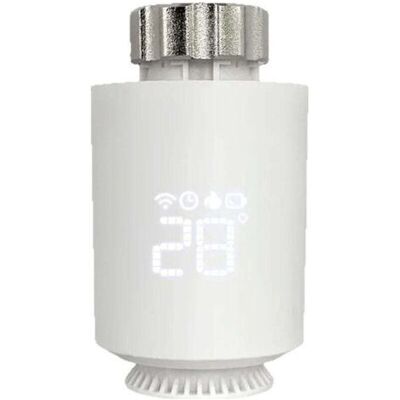 ABYSSE Termostato Per Radiatore, Valvola Termostatica Intelligente Programmabile, Termostato Per Radiatore Compatibile Con Alexa, Controllabile Tramite L'App Smart Life, Richiede Gateway Tuya Zigbee. ABYSSE Termostato Per Radiatore, Valvola Termostatica Intelligente Programmabile, Termostato Per Radiatore Compatibile Con Alexa, Controllabile Tramite L'App Smart Life, Richiede Gateway Tuya Zigbee.