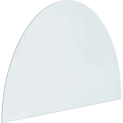 VIDAXL Piastra In Vetro Per Camino Trasparente 800 X 600 Mm Vetro VIDAXL Piastra In Vetro Per Camino Trasparente 800 X 600 Mm Vetro
