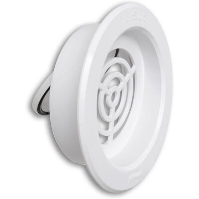 Airsb Valvola Antiritorno in pvc - Bianco - 140 mm - Ventilation Valve Airsb Valvola Antiritorno in pvc - Bianco - 140 mm - Ventilation Valve