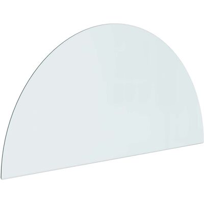 VIDAXL Piastra In Vetro Per Camino Trasparente 1000 X 500 Mm Vetro VIDAXL Piastra In Vetro Per Camino Trasparente 1000 X 500 Mm Vetro