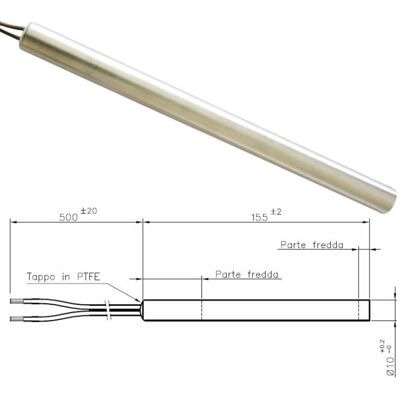 UNIVERSALE Resistenza Candeletta Stufa A Pellet 10mm 300w 155mm Extraflame Dal Zotto Tmc Ra UNIVERSALE Resistenza Candeletta Stufa A Pellet 10mm 300w 155mm Extraflame Dal Zotto Tmc Ra