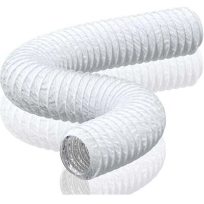 ABYSSE Condotto Di Scarico In Pvc-alluminio Da 150 Mm Per Aspiratori, Condizionatori, Asciugatrici, Cappe Aspiranti (lunghezza 6 M) ABYSSE Condotto Di Scarico In Pvc-alluminio Da 150 Mm Per Aspiratori, Condizionatori, Asciugatrici, Cappe Aspiranti (lunghezza 6 M)