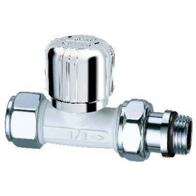 FAR - Dx_321-0195-03 - Bianco-Cromato - Valvola termostatica FAR - Dx_321-0195-03 - Bianco-Cromato - Valvola termostatica