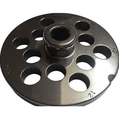TRE SPADE Piastra Tritacarne Con Mozzo Professionale Salvinox 22 Foro 12 TRE SPADE Piastra Tritacarne Con Mozzo Professionale Salvinox 22 Foro 12