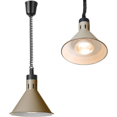 OEM Lampada Scaldavivande Conica A Sospensione, Diametro 275 Mm, 250 W - Beige OEM Lampada Scaldavivande Conica A Sospensione, Diametro 275 Mm, 250 W - Beige