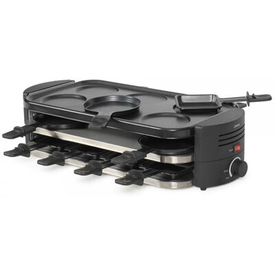 LIVOO Appareil À Raclette , Pizzas & Crêpes 8 Personnes, 1600 W, Noir LIVOO Appareil À Raclette , Pizzas & Crêpes 8 Personnes, 1600 W, Noir